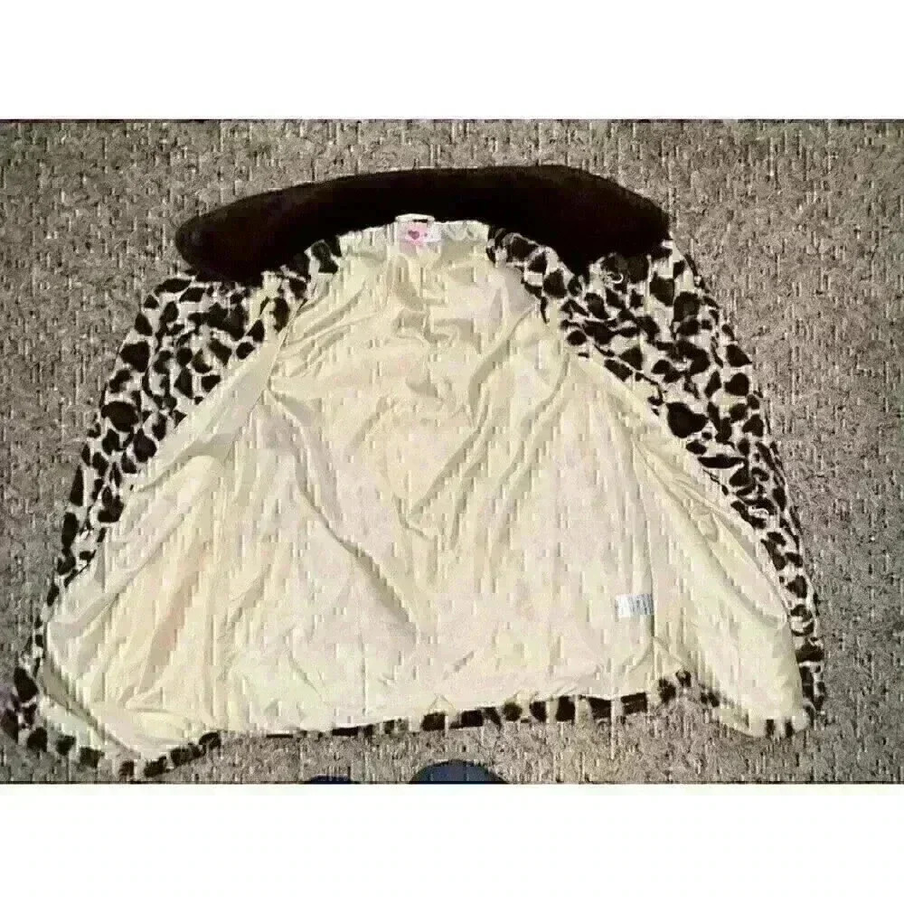 Buddy Love Mariah Jacket Faux Fur Leopard Print Size Small‎ - Picture 4 of 6
